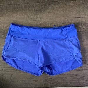 LULULEMON 2.5 inch Blue Speed Shorts Size  6